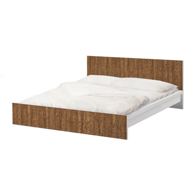 Okleina meblowa IKEA - Malm łóżko 140x200cm - Amburana