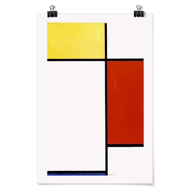 Obrazy abstrakcja Piet Mondrian - Kompozycja I