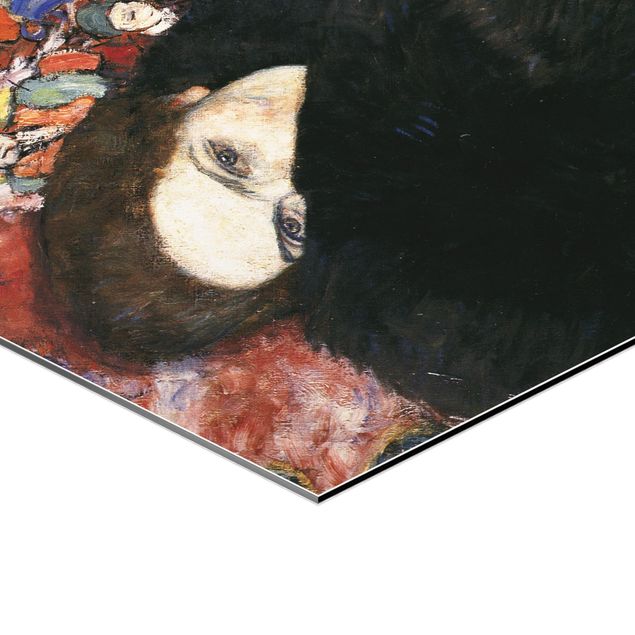 Gustav Klimt obrazy Gustav Klimt - Dama z mufką
