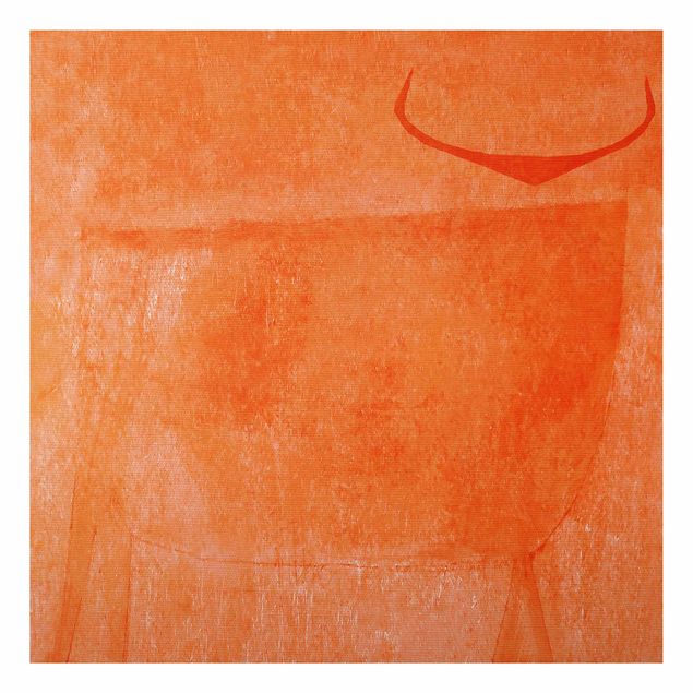 Obrazy do salonu nowoczesne Pomarańczowy Byk