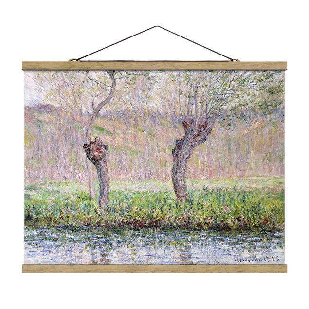 Impresjonizm obrazy Claude Monet - Drzewa wierzbowe na wiosnę