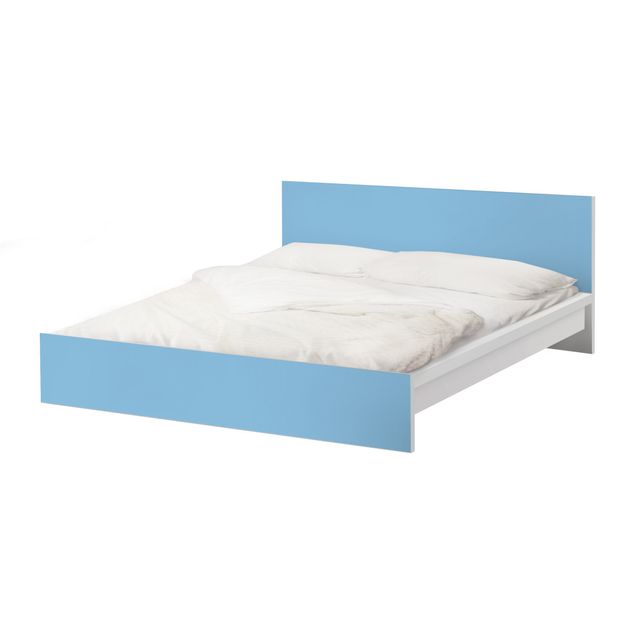 Okleina meblowa IKEA - Malm łóżko 140x200cm - Kolor jasnoniebieski