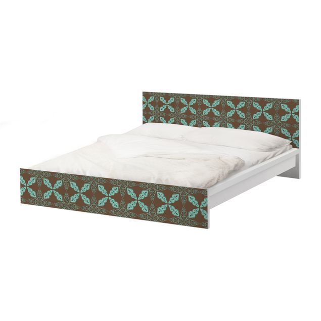 Okleina meblowa IKEA - Malm łóżko 140x200cm - Ornament marokański
