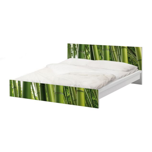 Okleina meblowa IKEA - Malm łóżko 160x200cm - Drzewa bambusowe Nr 1