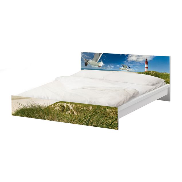 Okleina meblowa IKEA - Malm łóżko 160x200cm - Bryza wydmowa