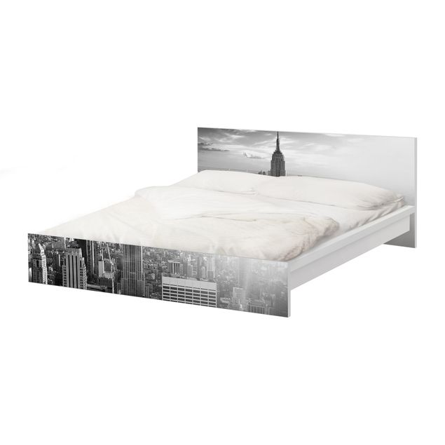 Okleina meblowa IKEA - Malm łóżko 160x200cm - Nr 34 Manhattan Skyline Panorama