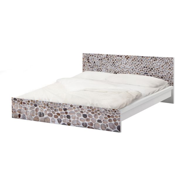 Okleina meblowa IKEA - Malm łóżko 180x200cm - Andaluzyjski mur kamienny