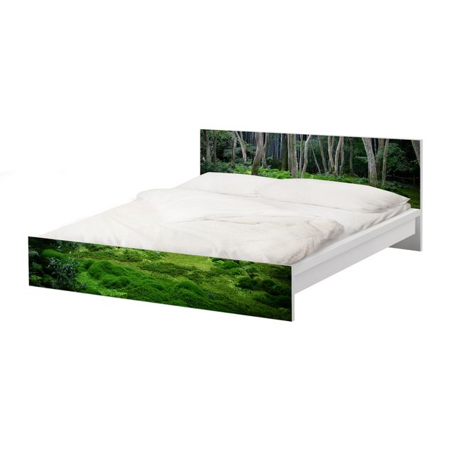 Okleina meblowa IKEA - Malm łóżko 180x200cm - Las japoński