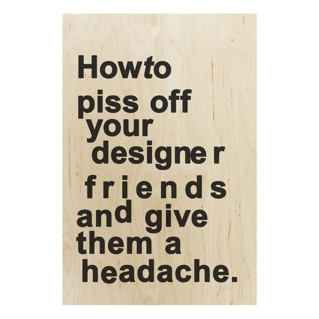 Obrazy na ścianę Ból głowy projektantów
