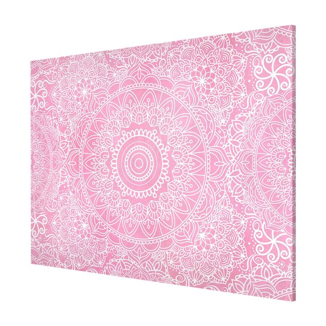 Obrazy duchowość Wzór Mandala Pink