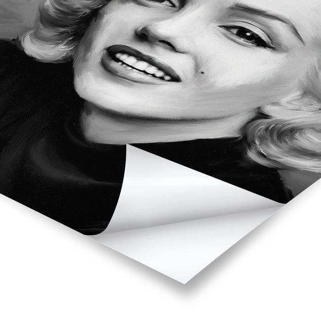 Czarno białe obrazki Marilyn prywatnie