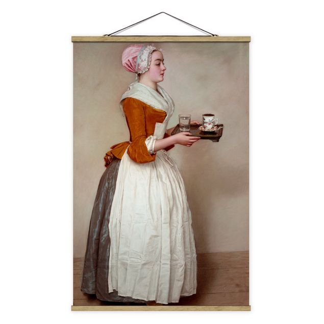 Obrazy portret Jean Etienne Liotard - Dziewczyna z czekolady