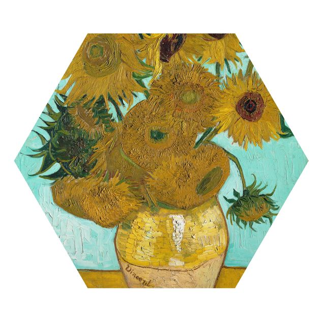 Obrazy martwa natura Vincent van Gogh - Wazon ze słonecznikami