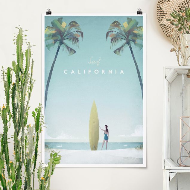 Plakat - Plakat podróżniczy - Kalifornia