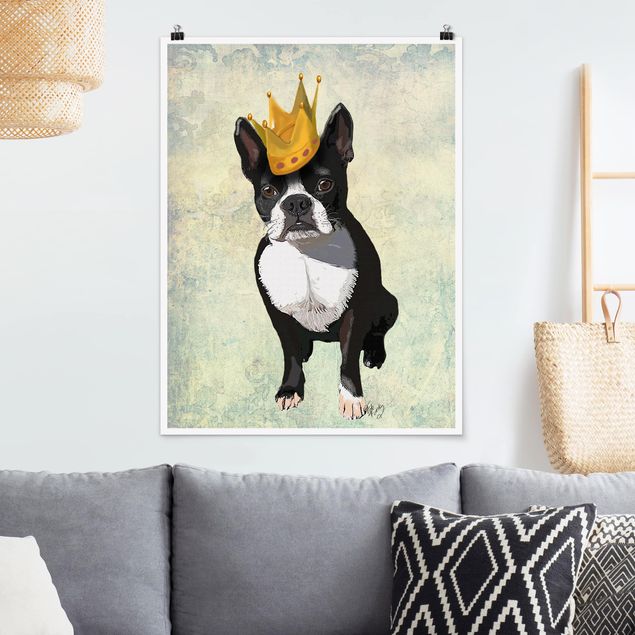 Dekoracja do kuchni Portret zwierzęcia - Terrier King