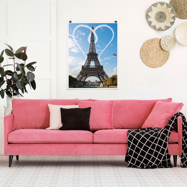 Obrazy do salonu Paryż - miasto miłości