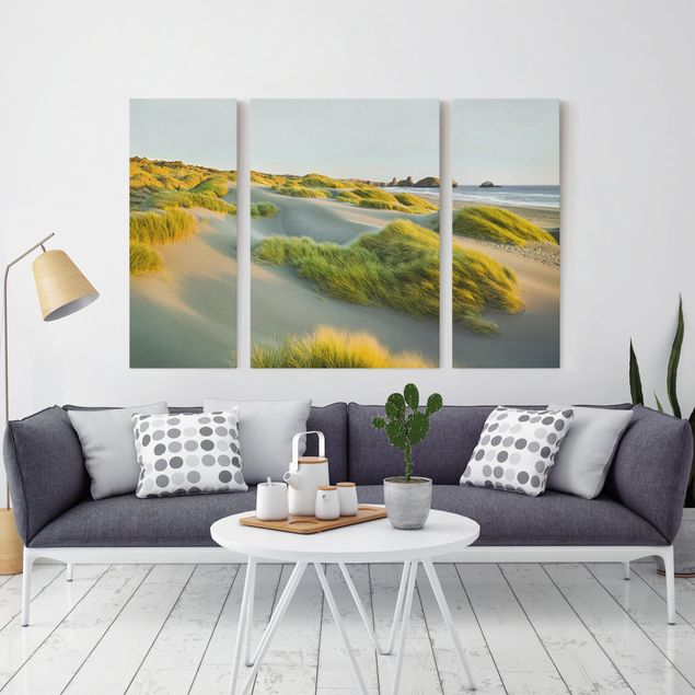 Obrazy nowoczesny Wydmy i trawy nad morzem