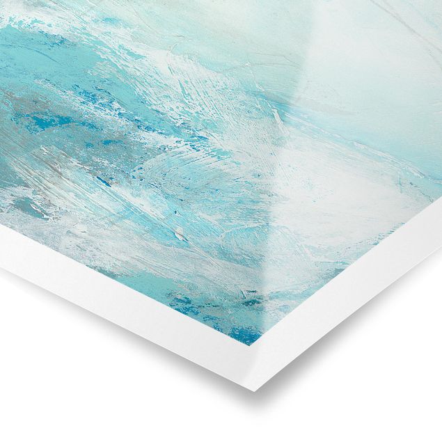 Plakaty abstrakcja Morze lodu II