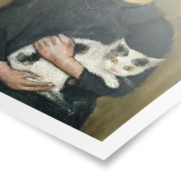 Obraz z kotem Paula Modersohn-Becker - Chłopiec z kotem