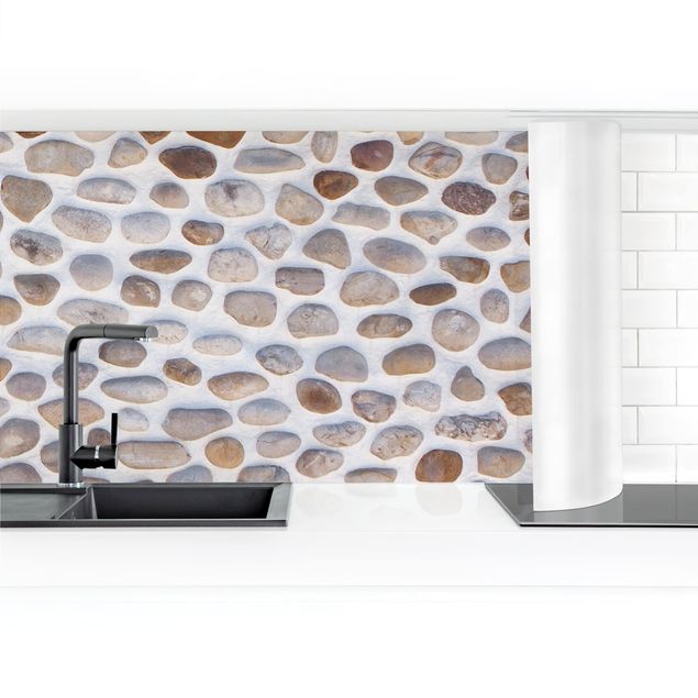 Panel ścienny do kuchni - Andaluzyjski mur kamienny