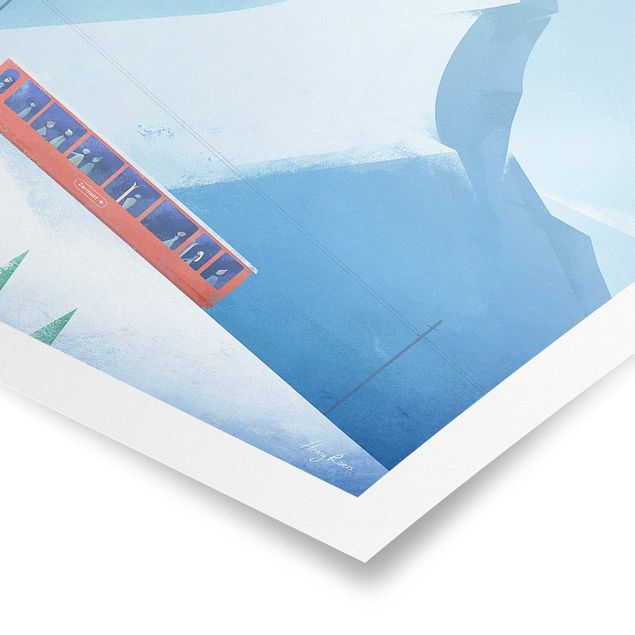 Obrazy krajobraz Plakat podróżniczy - Zermatt