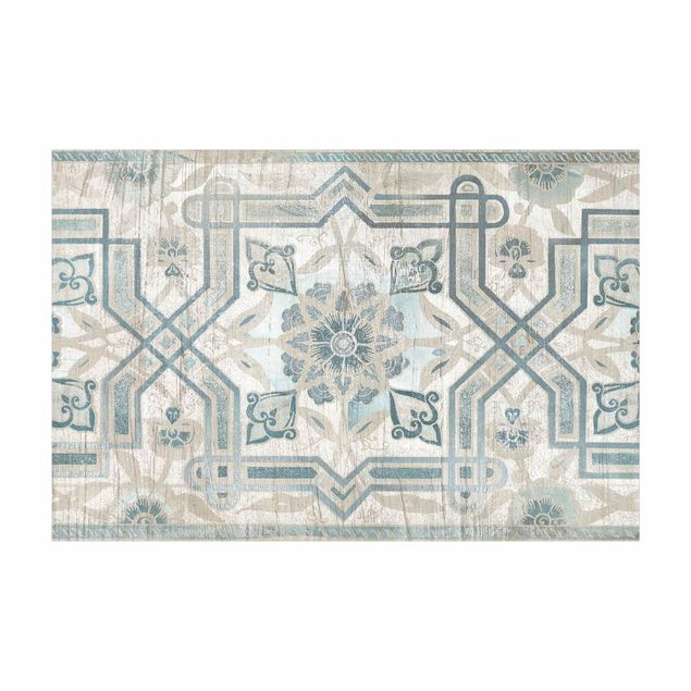 nowoczesny dywan Panel drewniany Persian Vintage III