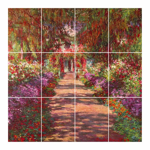 Monet obrazy Claude Monet - Ścieżka w ogrodzie Moneta w Giverny