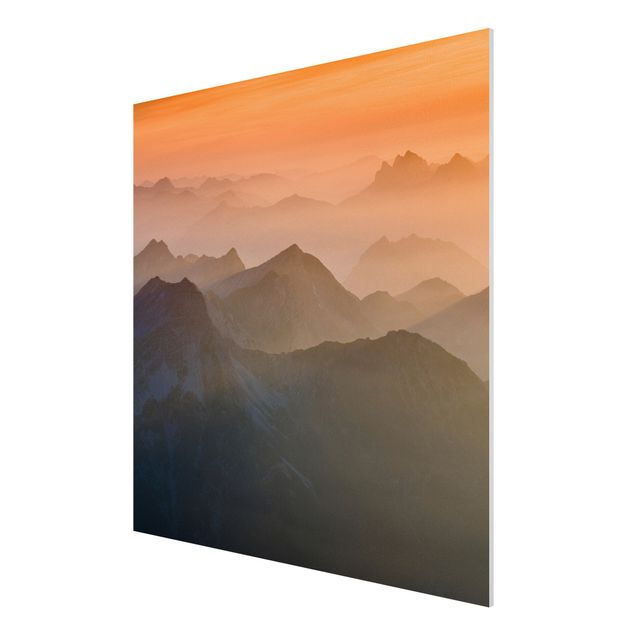 Obrazy nowoczesne Widok z góry Zugspitze