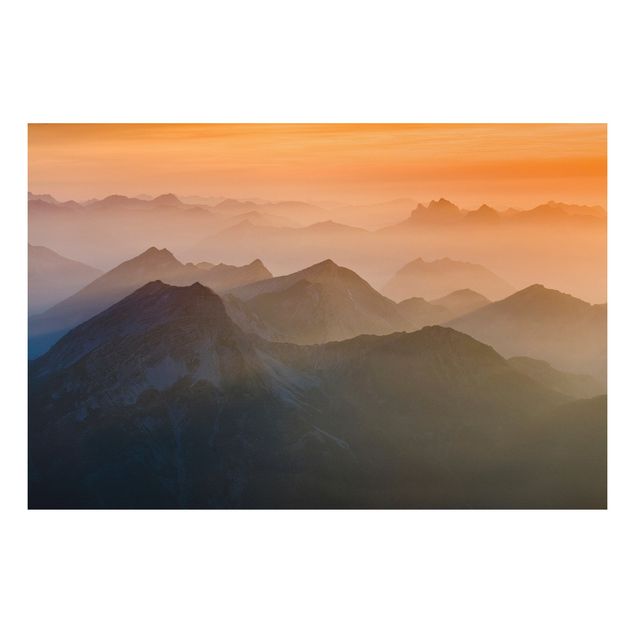 Obrazy do salonu Widok z góry Zugspitze