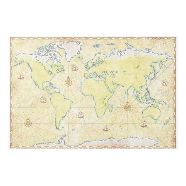 Obrazy nowoczesne Mapa świata