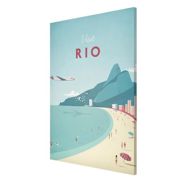 Obrazy z morzem Plakat podróżniczy - Rio de Janeiro