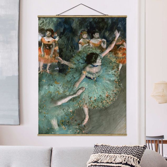 Obraz baletnicy Edgar Degas - Tancerki w zieleni