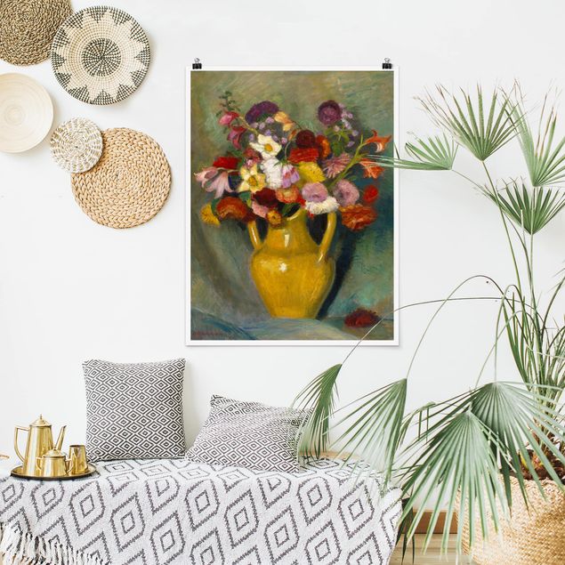 Dekoracja do kuchni Otto Modersohn - Kolorowy bukiet kwiatów