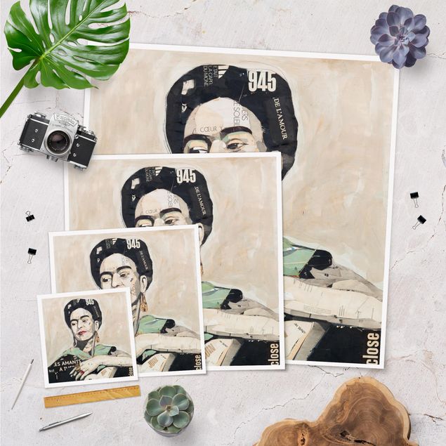 Obrazy na ścianę Frida Kahlo - kolaż Nr 4