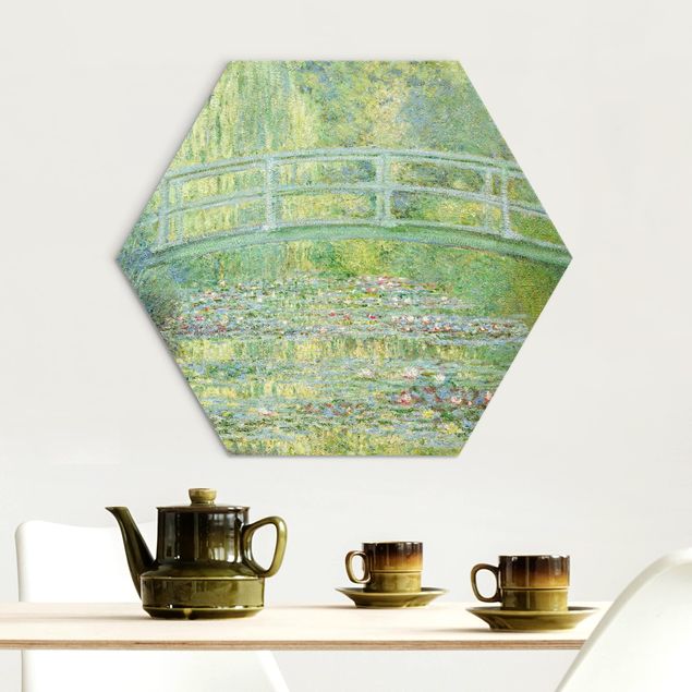 Obrazy do salonu nowoczesne Claude Monet - Mostek japoński