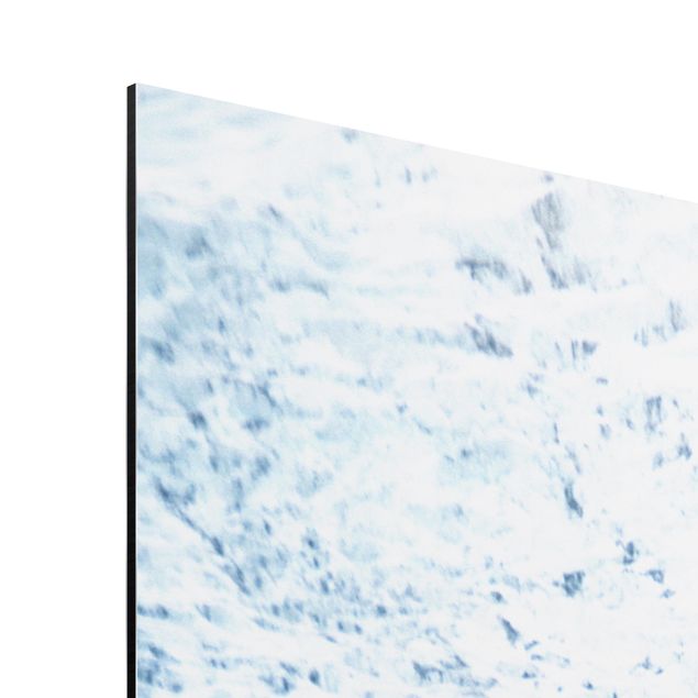 Obraz z niebieskim Wzór na lodowcu islandzkim