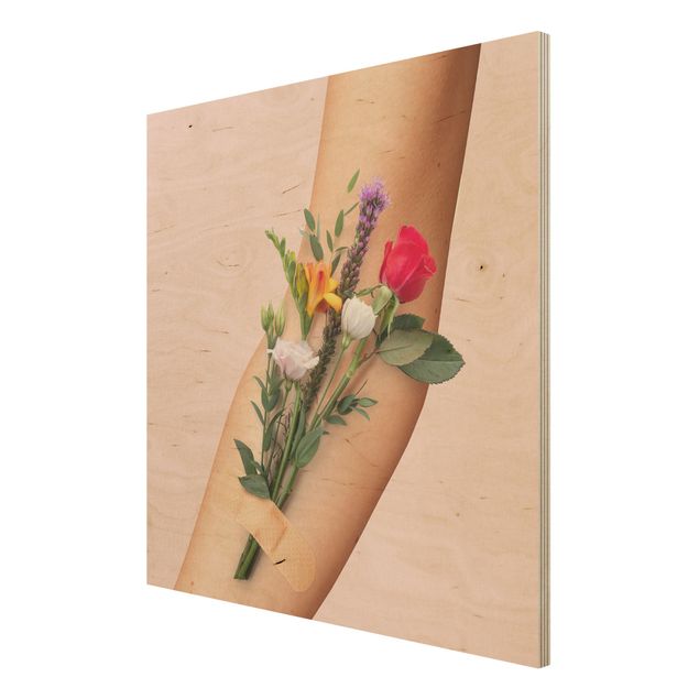Obrazy na ścianę Ręka z kwiatami