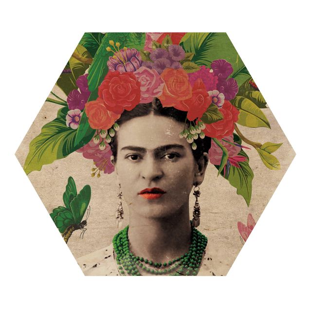 Reprodukcje obrazów Frida Kahlo - Portret z kwiatami