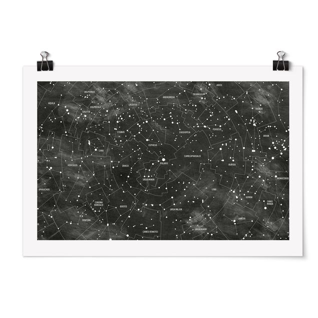 Czarno białe obrazy Karta obrazu gwiazdy Optyka tablicowa