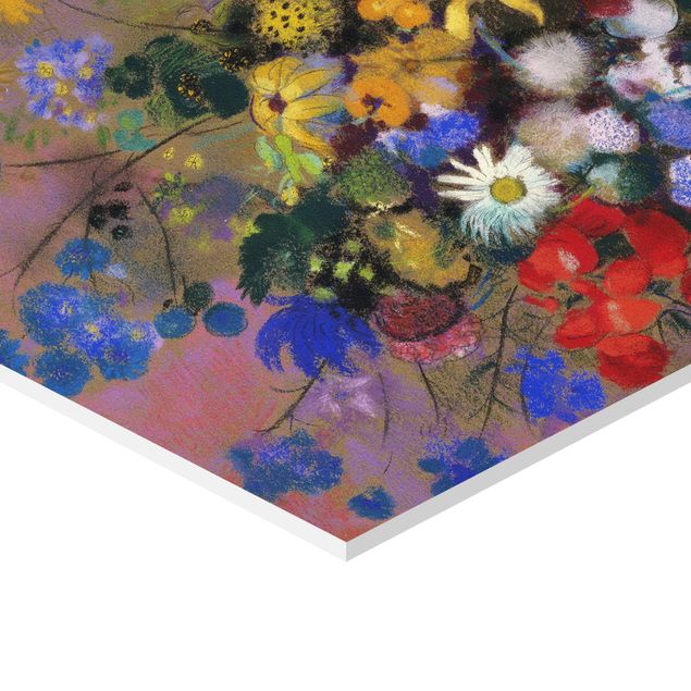Reprodukcje dzieł sztuki Odilon Redon - Kwiaty w wazonie
