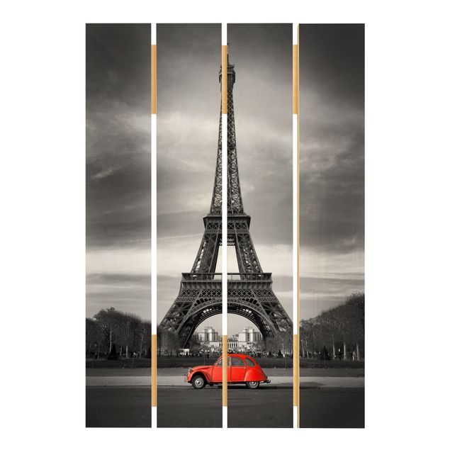 Obraz z drewna - Spot na temat Paryża