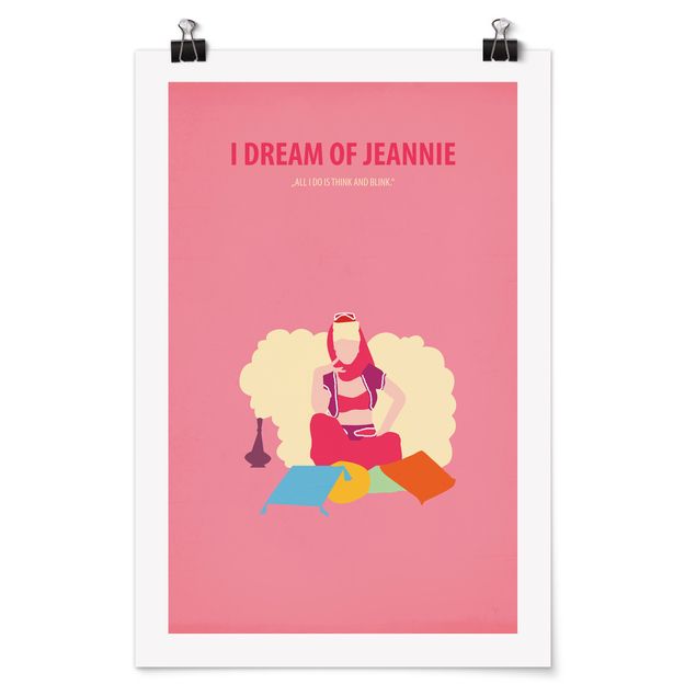 Obrazy portret Plakat filmowy I dream of Jeannie