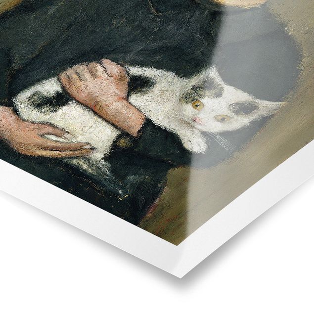 Obrazy portret Paula Modersohn-Becker - Chłopiec z kotem