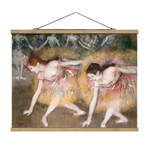 Obrazy impresjonistyczne Edgar Degas - Baleriny w ukłonie