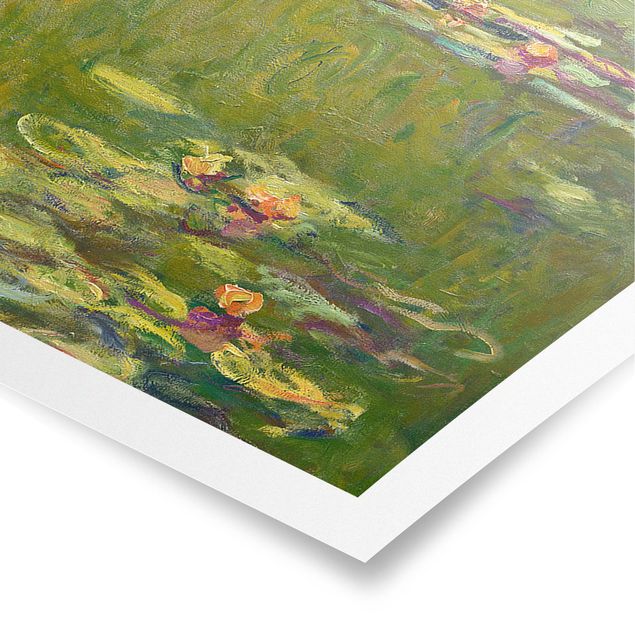 Zielony obraz Claude Monet - Zielone lilie wodne