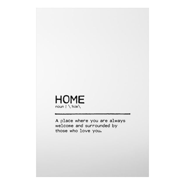 Obrazy do salonu nowoczesne Definicja Witaj w domu