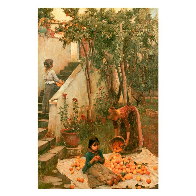 Dekoracja do kuchni John William Waterhouse - The Orange Pickers