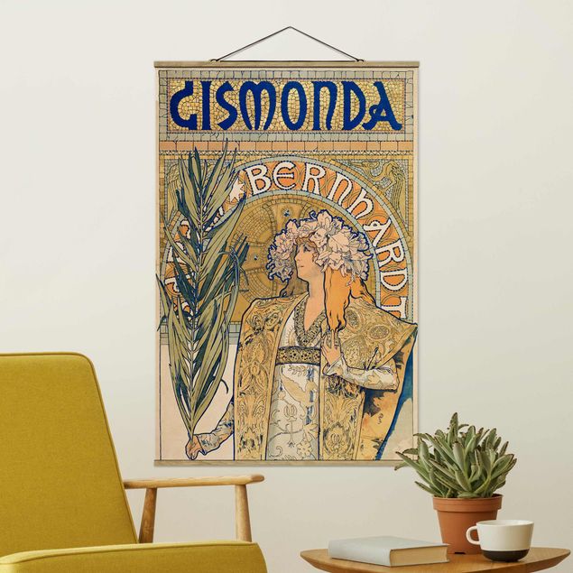 Obrazy art deco Alfons Mucha - Plakat do sztuki Gismonda