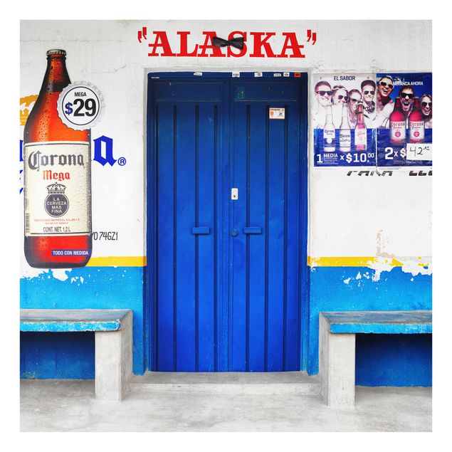 Dekoracja do kuchni ALASKA Niebieski Bar