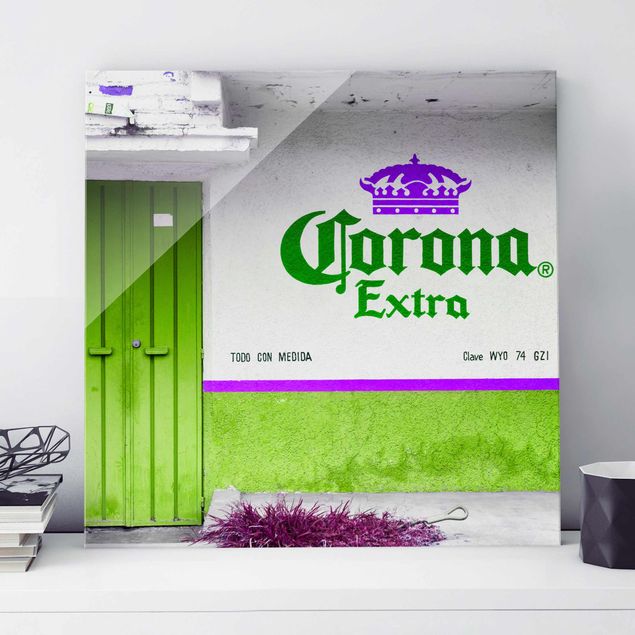 Obrazy nowoczesny Corona Extra Green